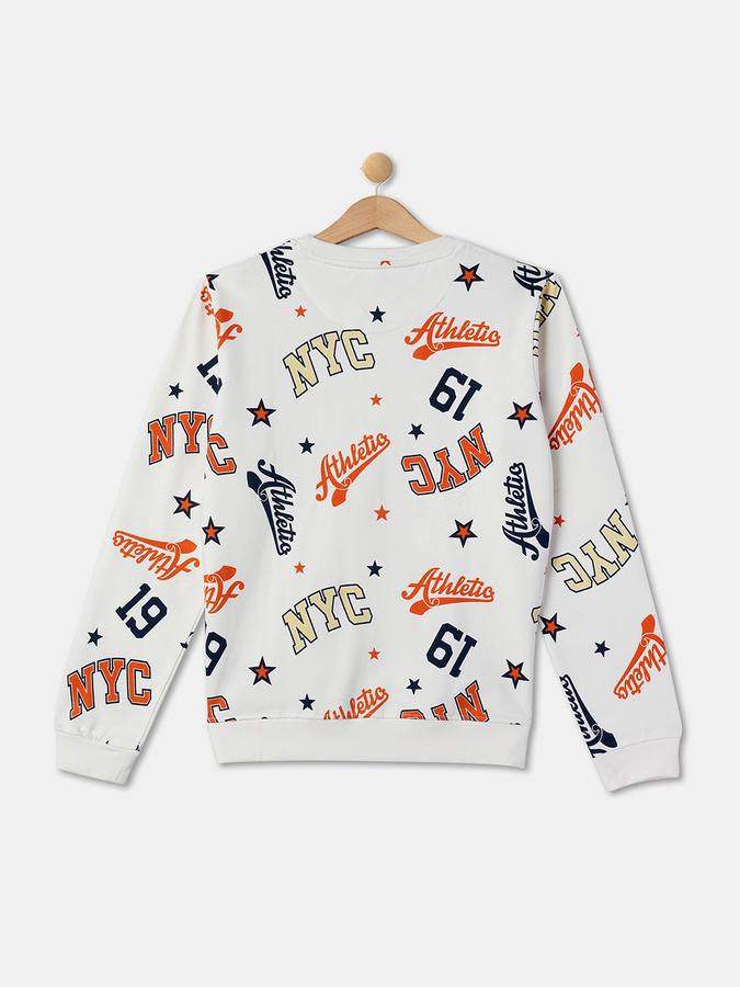 Boys Graphic Print Round-Neck Sweatshirt image number 1
