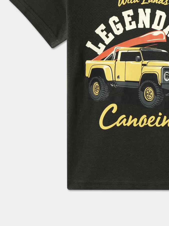 Boys Graphic Print Pure Cotton Regular T Shirt image number 3