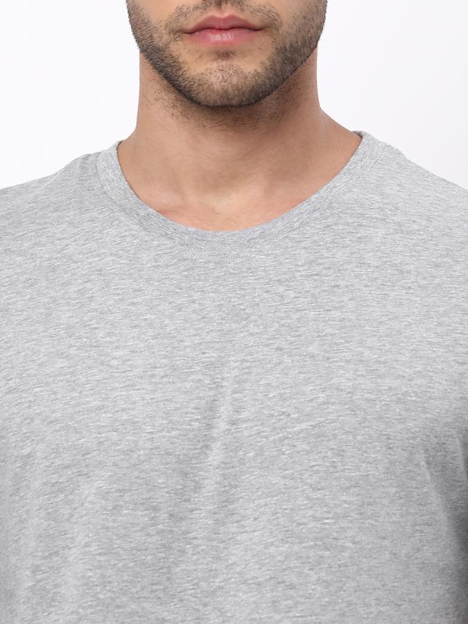 Men Crew-Neck T-Shirt with Short Sleeves image number 3