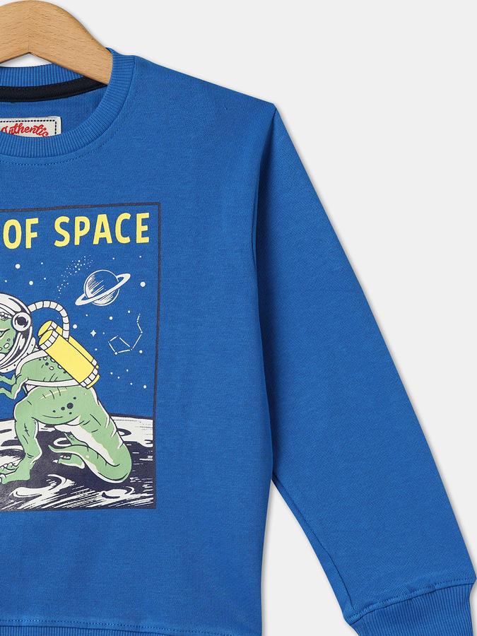 Boys Typographic Print Crew-Neck Sweatshirt image number 2