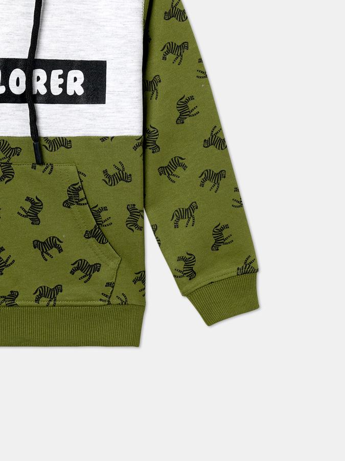 R&B Boys Olive Sweatshirts & Hoodies image number 3