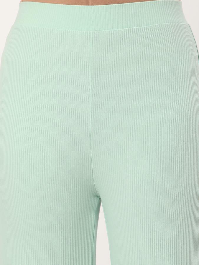 Women Relaxed Fit Flat-Front Pants image number 3