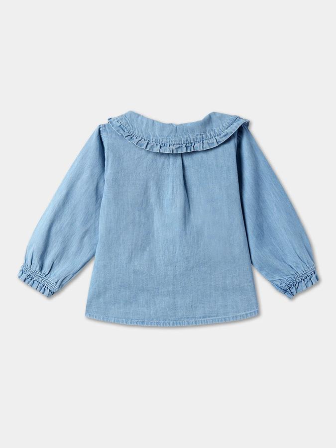 Baby Girls Casual Pure Cotton A-line Top image number 1