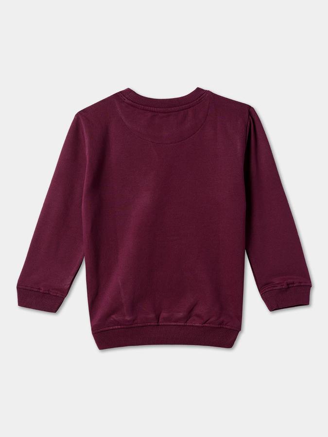 Girls Graphic Regular Fit Full Sleeve Crew Neck SweaT-Shirt