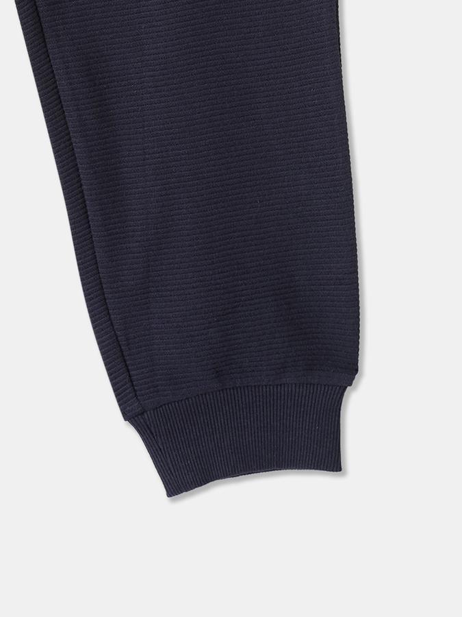 Boys Cotton Regular Fit Drawstring Waist Cuffed Hem Joggers