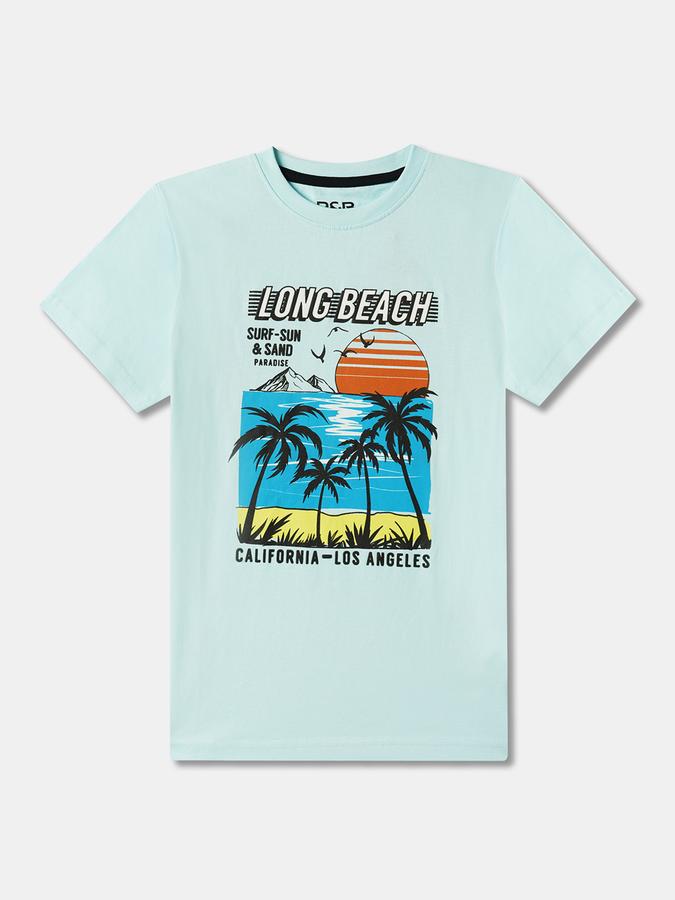 Boys Regular Fit Short Sleeve Crew Neck T-Shirt