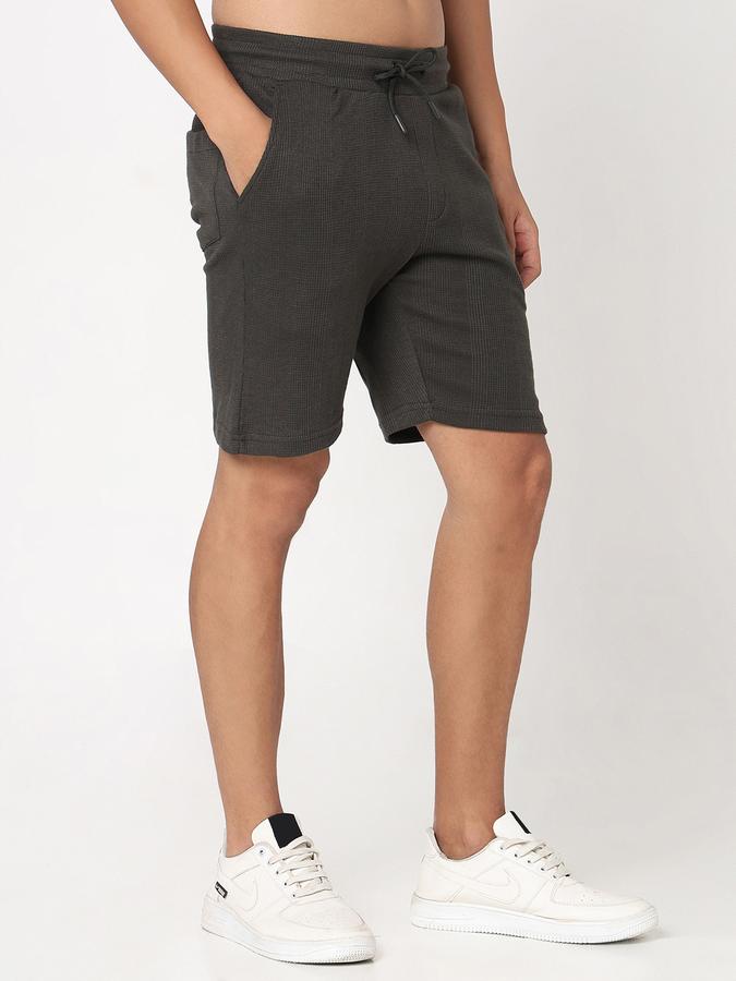 R&B MEN'S YOUNG Short Sleeves KNIT TEXTURE SHORT image number 3