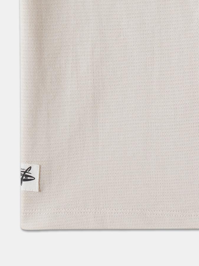Boys Cotton Regular Fit Henley Neck Solid T-shirt