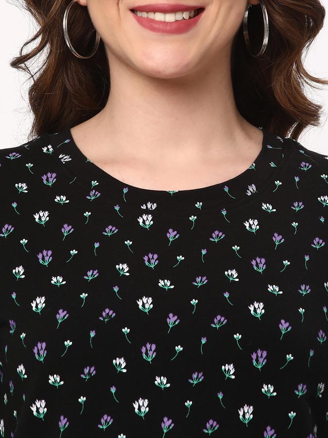 Women Printed Regular Fit Top image number 3