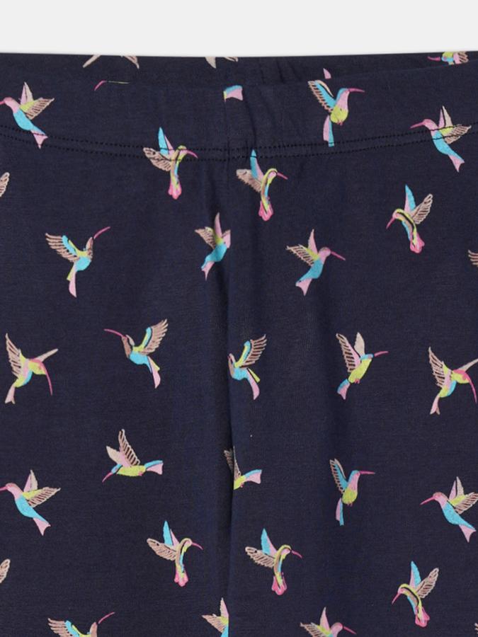 Girls Graphic Print Leggings image number 3
