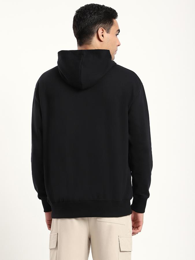 R&B Men's Black Printed Sweatshirt