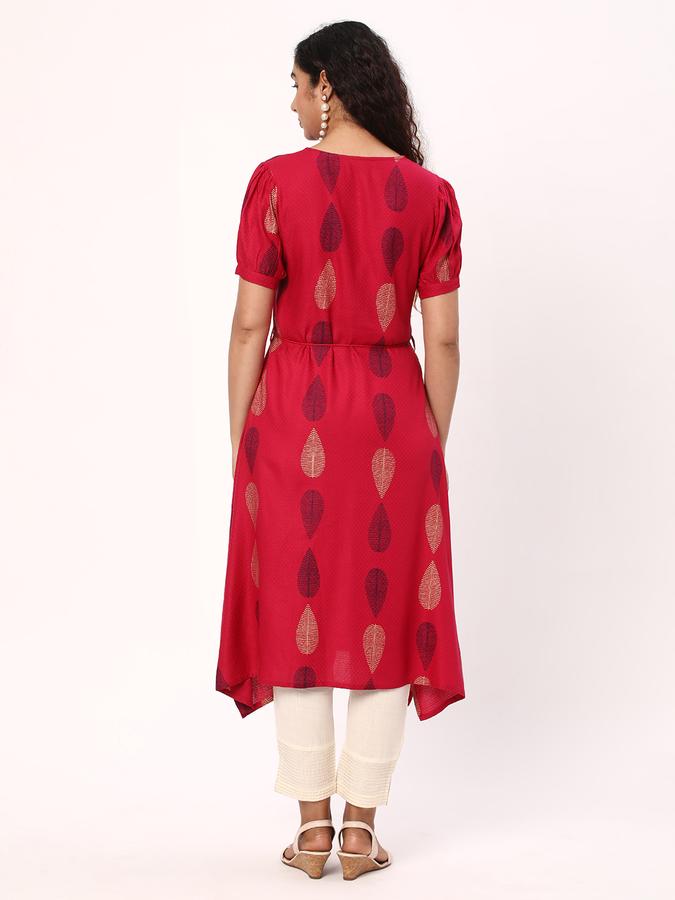R&B Women Red Kurtas image number 2