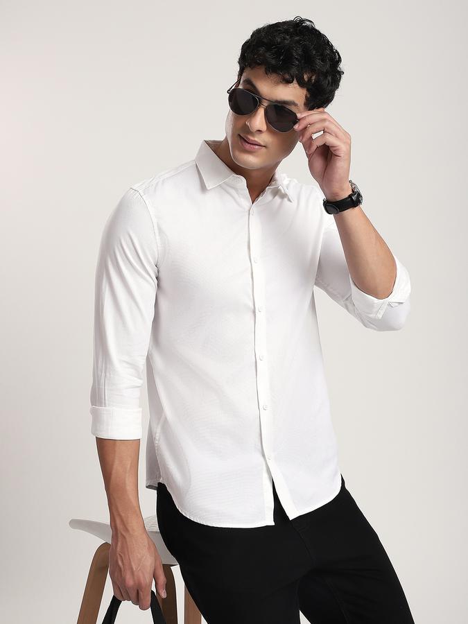 R&B Men's White Shirt