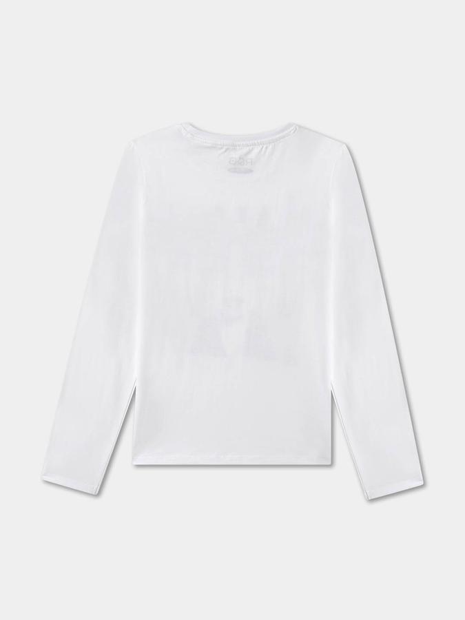 Girls Graphic Regular Fit Long Sleeve Crew Neck T-Shirt