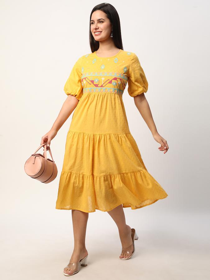 Women Ethnic Embroidered Dresses image number 1