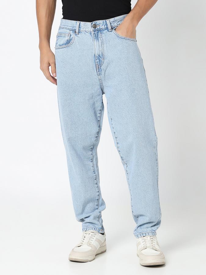 Men Solid Jeans image number 1