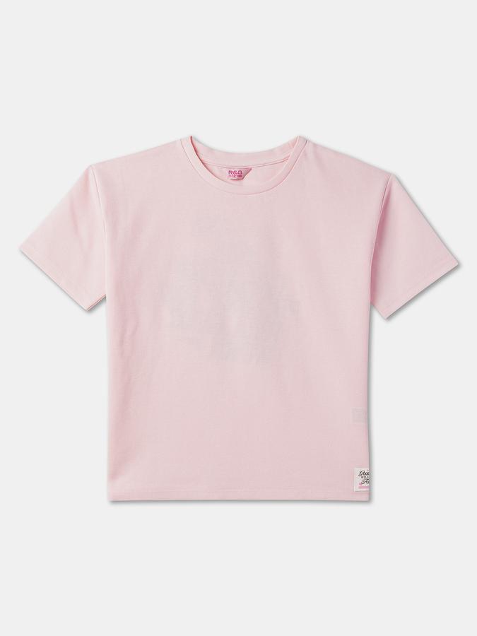 Girls Typographic Print Top with Pants image number 2