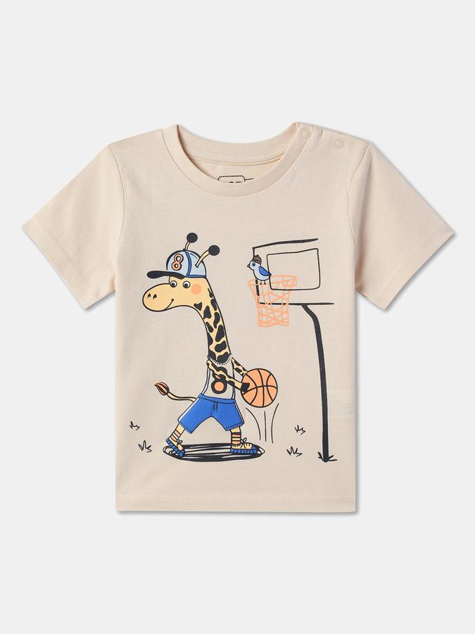 Boys Regular Fit Short Sleeve Crew Neck T-Shirt