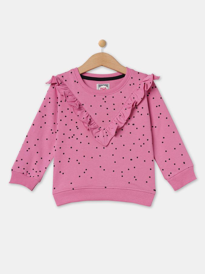 R&B Girls Pink Sweatshirt image number 0