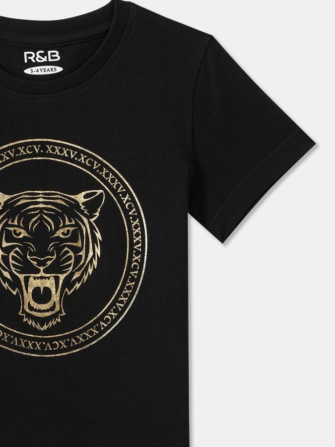 Boys Regular Fit Short Sleeve Crew Neck T-Shirt