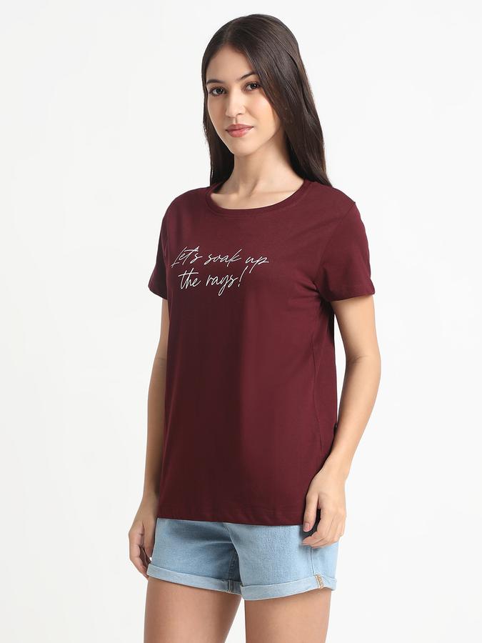 ROUND NECK GRAPHIC PRINTED TEE data-index=