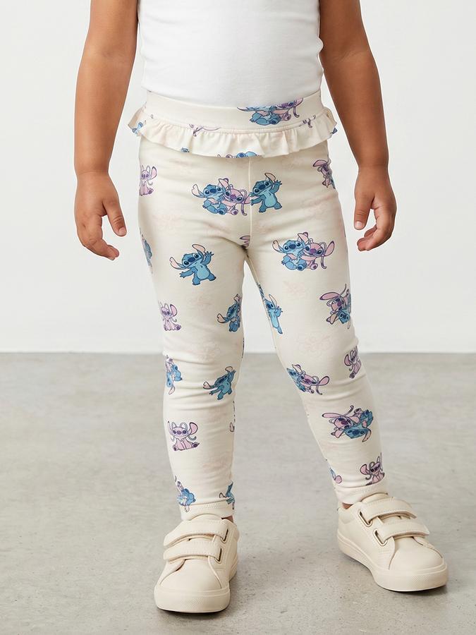 R&B Girl Multi Stitch Printed Cotton Leggings