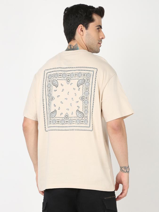 Men Printed Regular Fit Crew-Neck T-Shirt  data-index=
