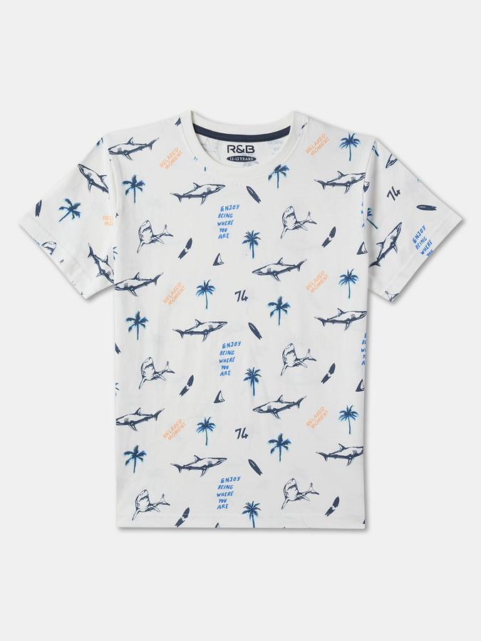 Printed Crew-Neck T-Shirt image number 0