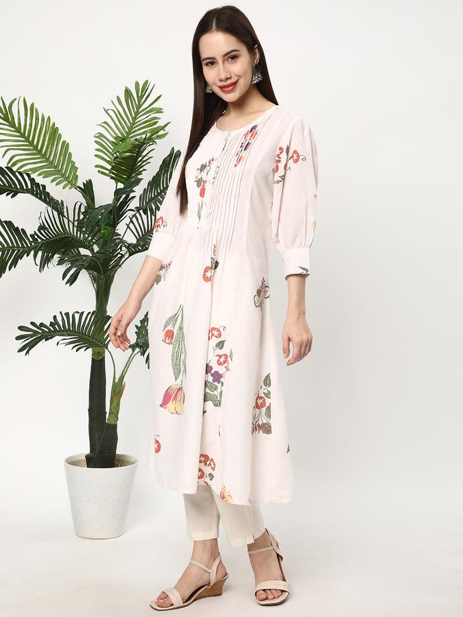 R&B Women Printed A-line Kurta image number 1