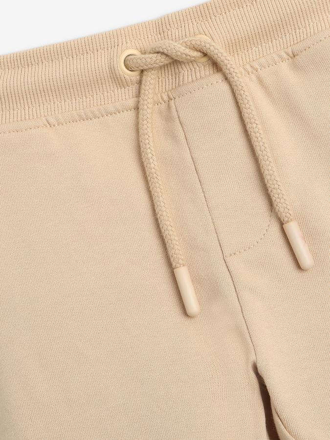 Boys Mid-Rise Joggers with Elasticated Drawstring Waist image number 1