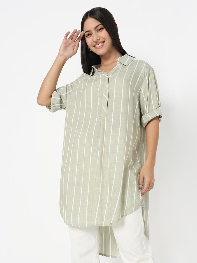 R&B Casual Striped Women Top 