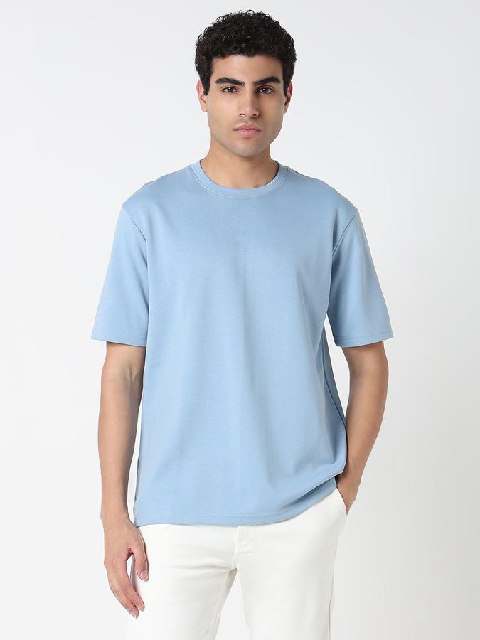 Solid Men Round Neck T-Shirt 
