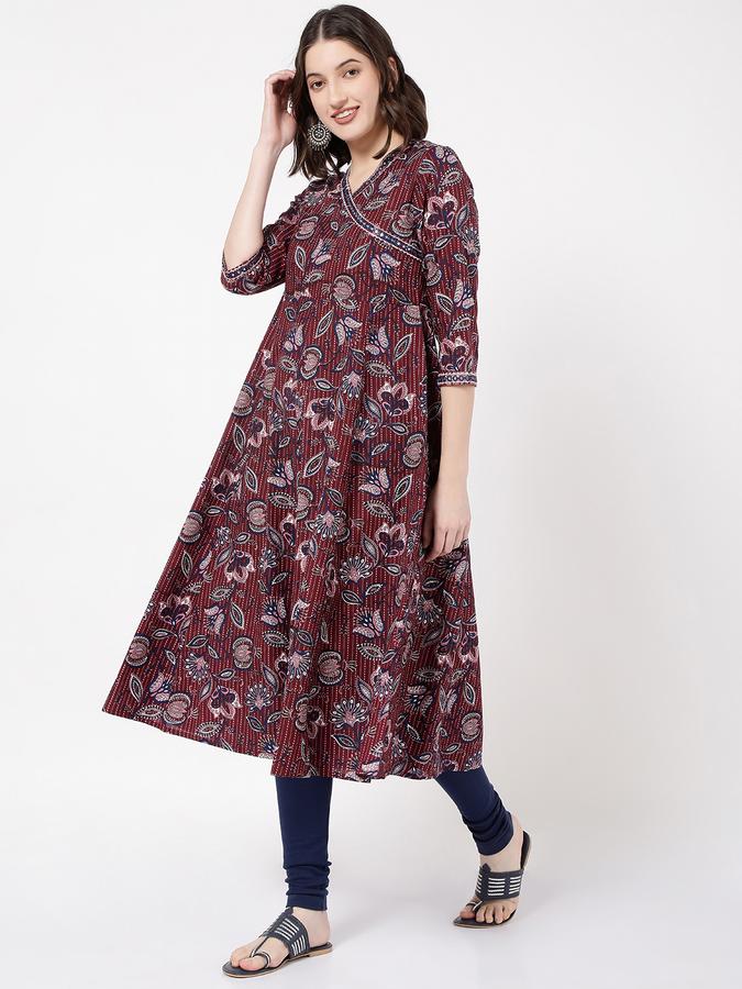 Women Printed A-Line Kurta image number 1
