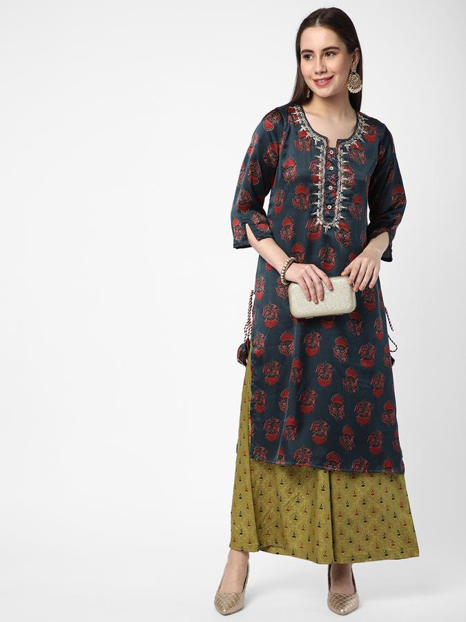 R&B Blue Women Kurtas image number 1