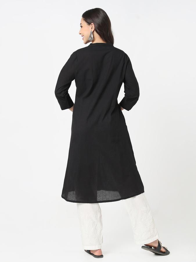 R&B Women's Black Printed Dress