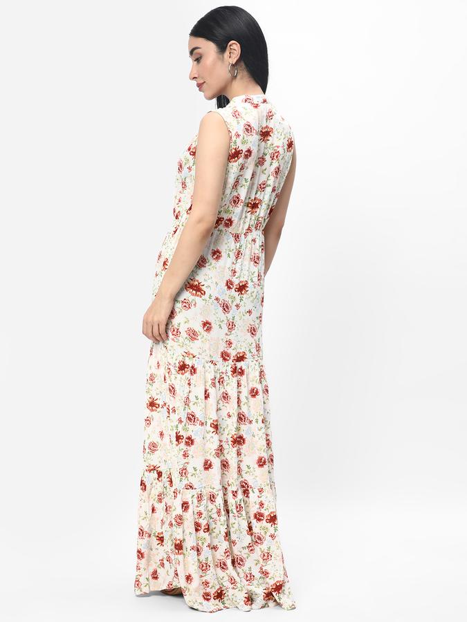 R&B Women's Floral Maxi Tier Dress image number 2