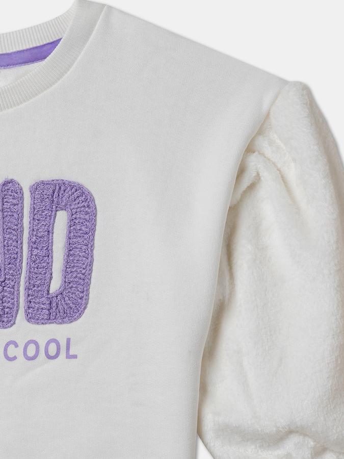 Full Sleeve Graphic Print Girls Sweatshirt image number 2