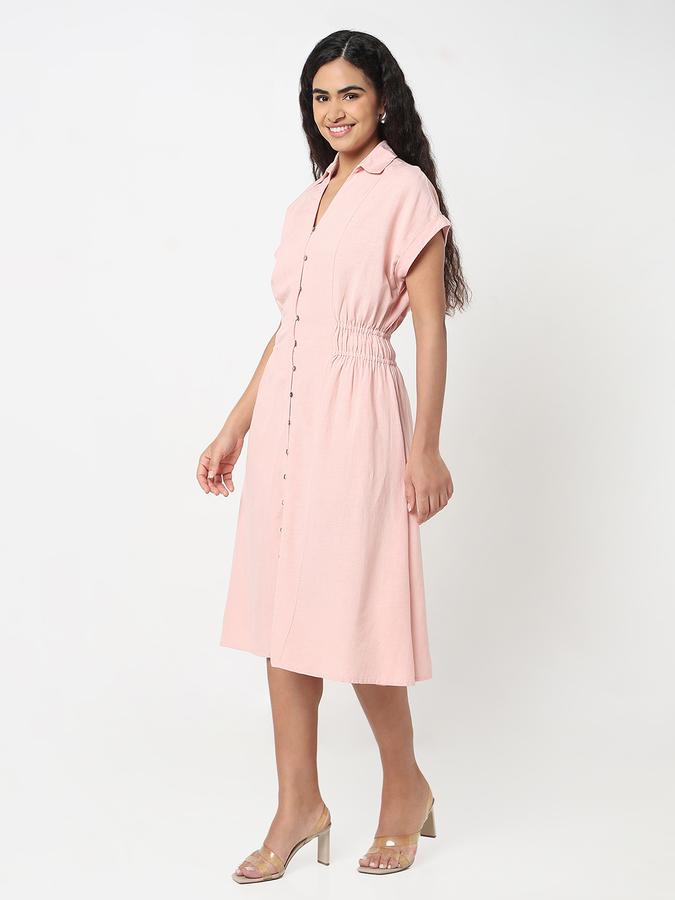 R&B Women A-line Below Knee Dress  image number 2
