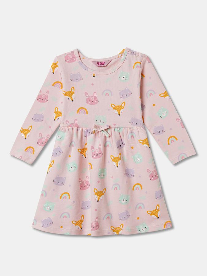 Girls Midi/Knee Length Casual Dress