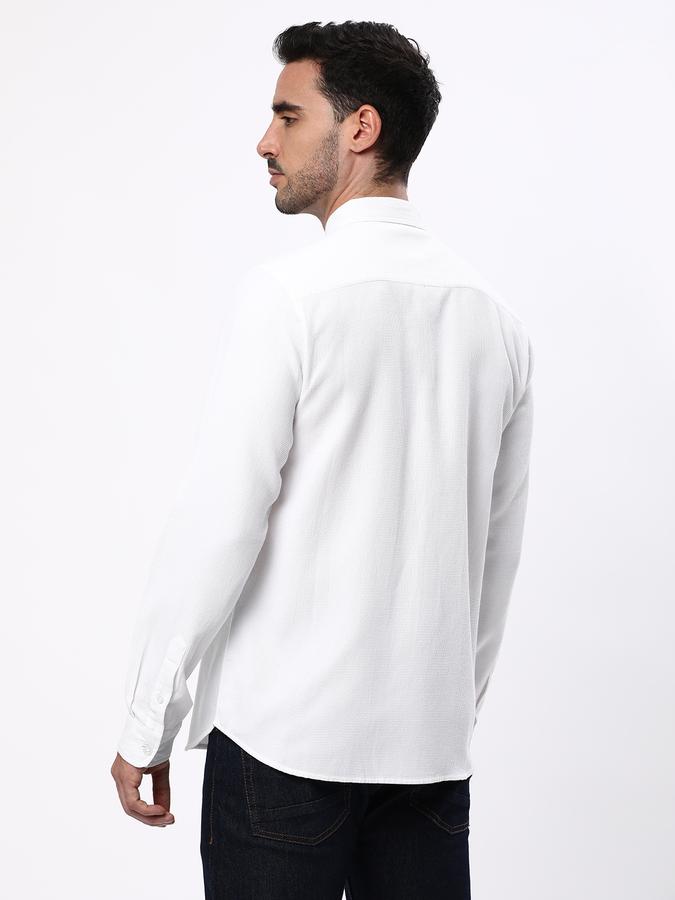 R&B Men's Textured Smart Casual Shirt image number 2