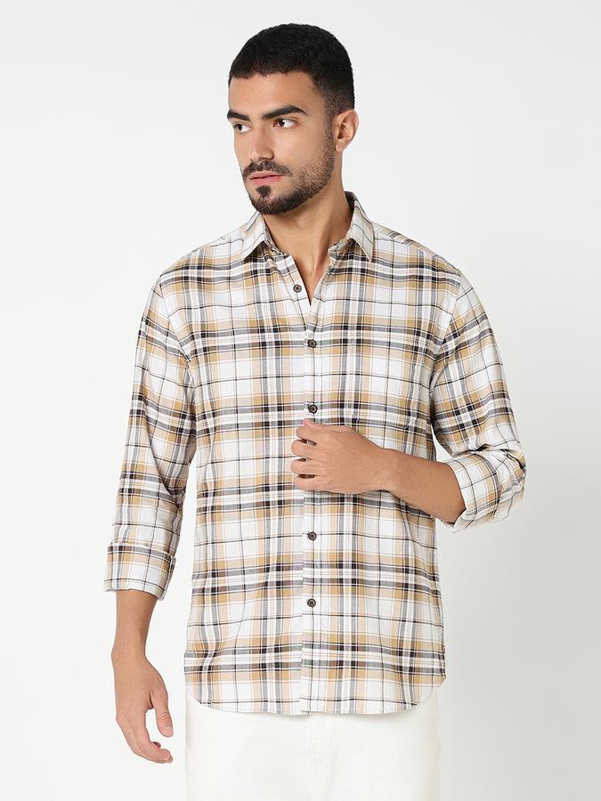 Mens Casual Long Sleeves shirt-Regular Fit image number 1