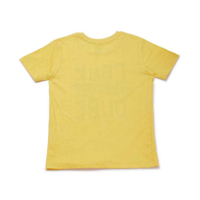 R&B Round Neck Yellow T-Shirt image number 2