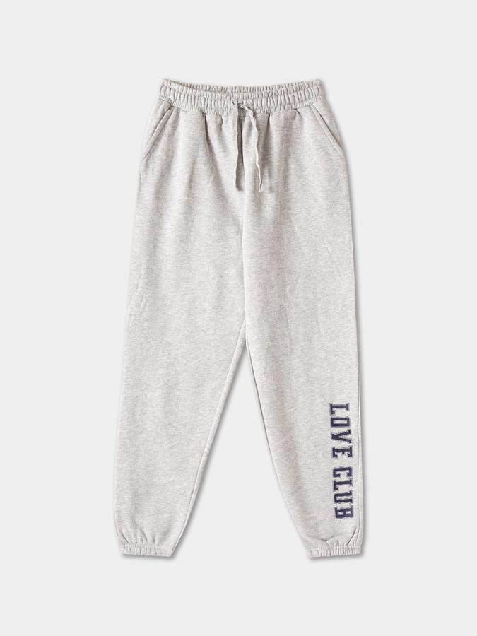 Girls Cotton Blend Graphic Sweatshirt And Jogger Set