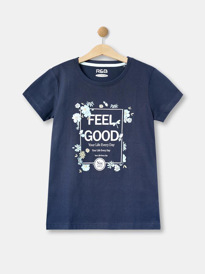 R&B Blue Girls T-shirts image number 0