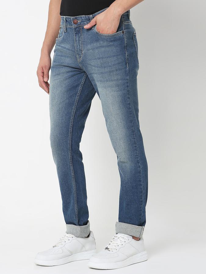Men Slim Fit Jeans with Insert-Pockets image number 1