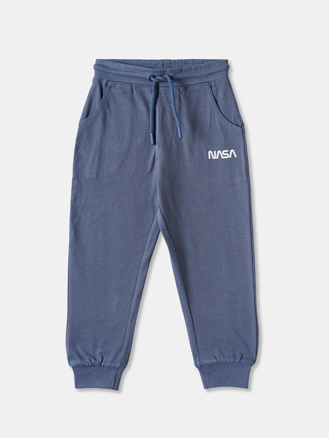 Boys Cotton Regular Fit Long Sleeve Graphic Sleepwear Set