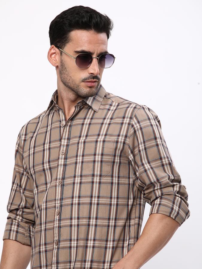 R&B Men's Checks Full Sleeve Shirt image number 0