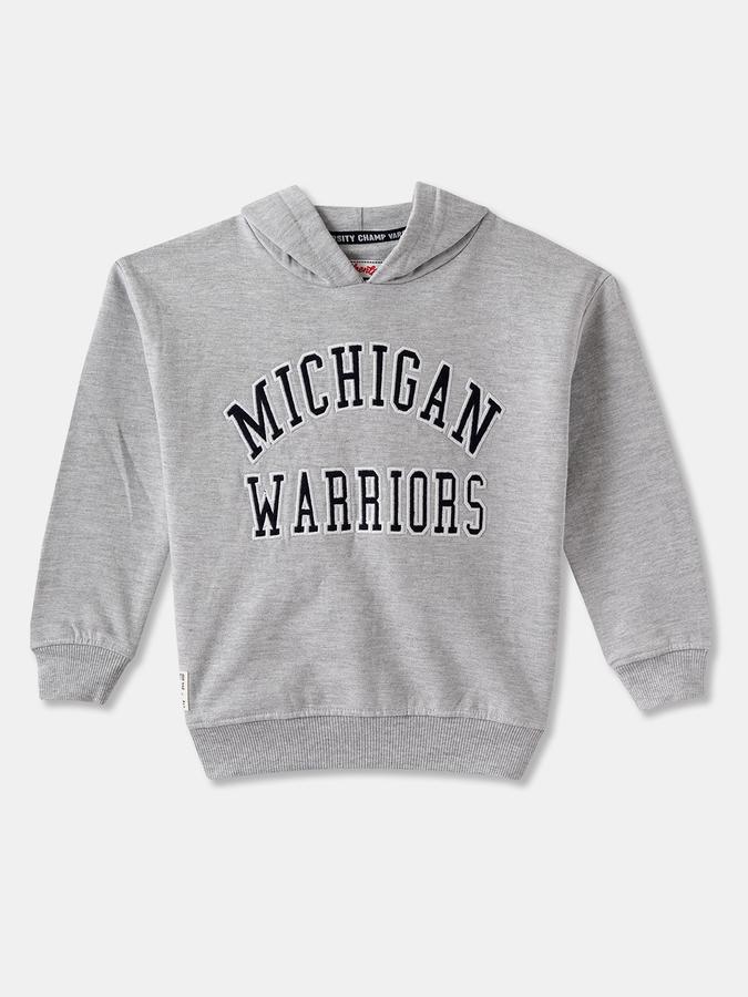 Boys Relaxed Fit Full Sleeve Hooded SweaT-Shirt