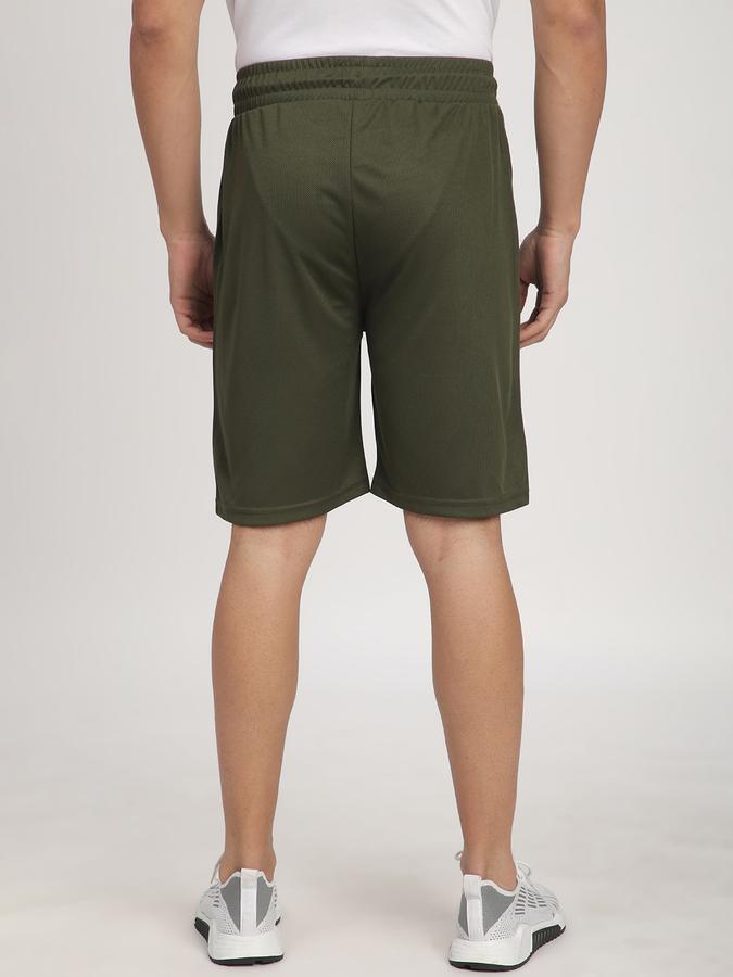 Boys Polyester Regular Fit Drawstring Clean Hem Shorts