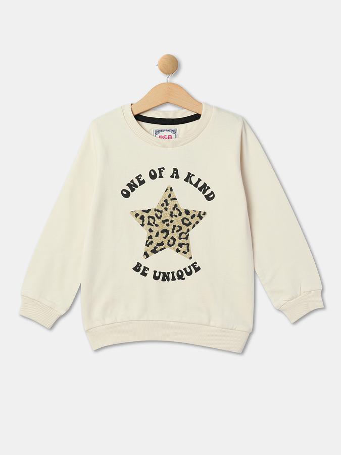 R&B Girls Beige Sweatshirt